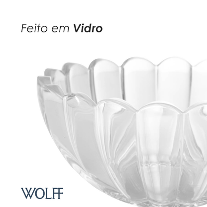 Conjunto 7 Peças Bowl com 6 Taças de Sobremesa Geneva 1,1L/125ml - Wolff