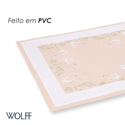 Lugar Americano Carmelita 45cm x 30cm Rosa PVC - Wolff
