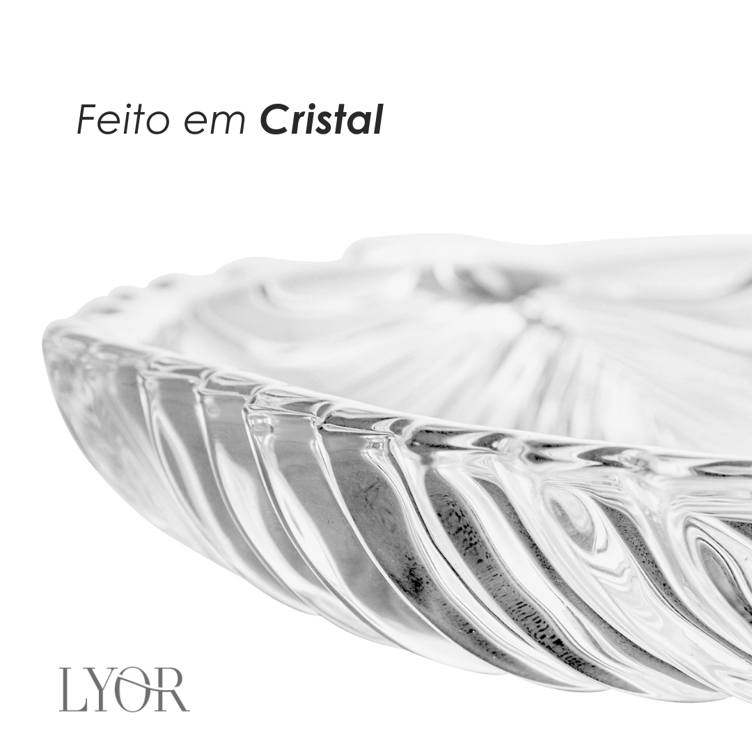 Folha Decorativa de Cristal Leaf - Lyor
