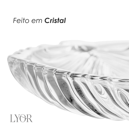 Folha Decorativa de Cristal Leaf - Lyor
