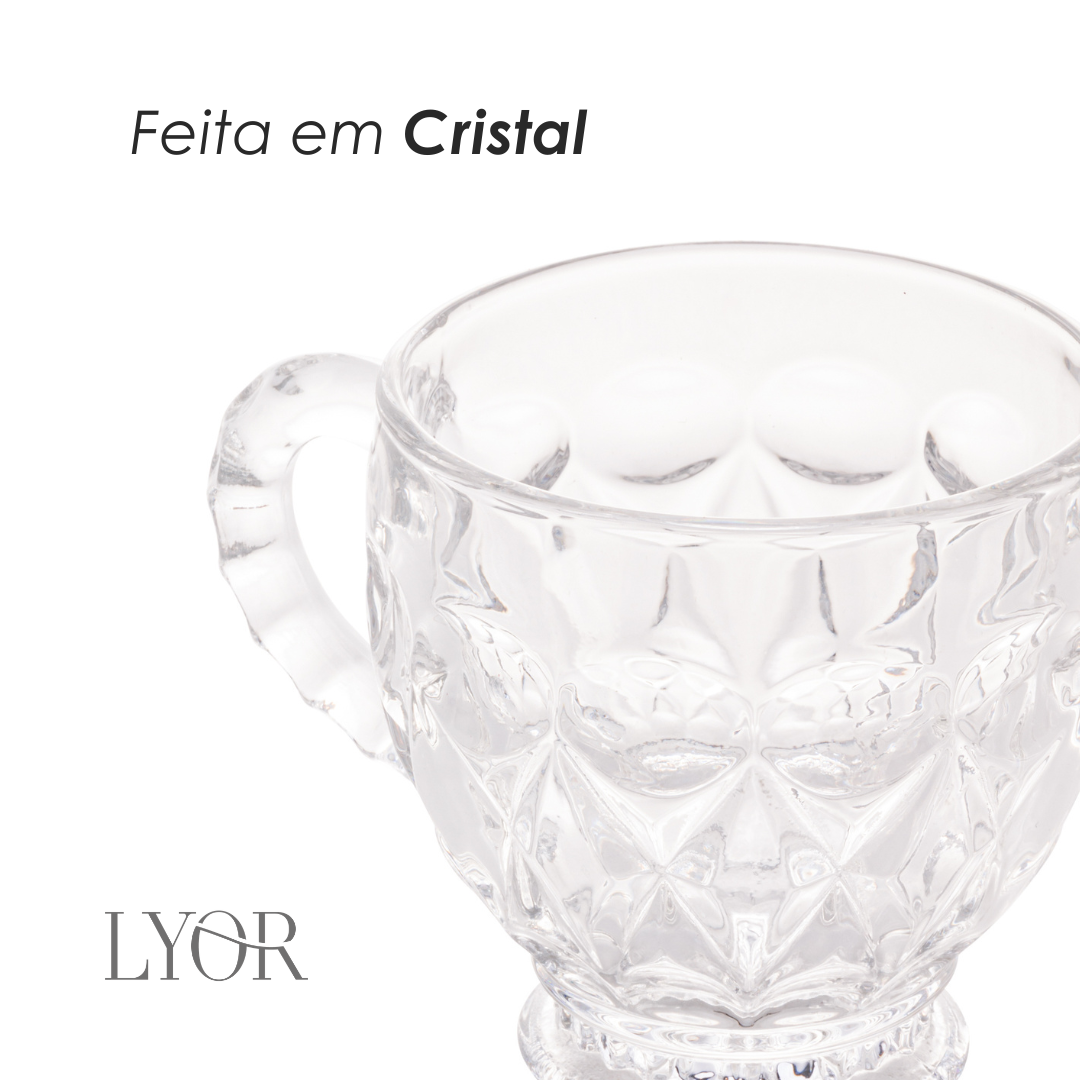 Xícara de Cristal Lile 200ml - Lyor