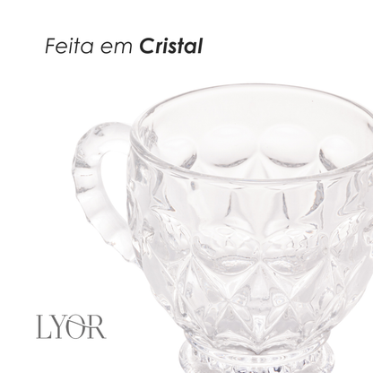 Xícara de Cristal Lile 200ml - Lyor
