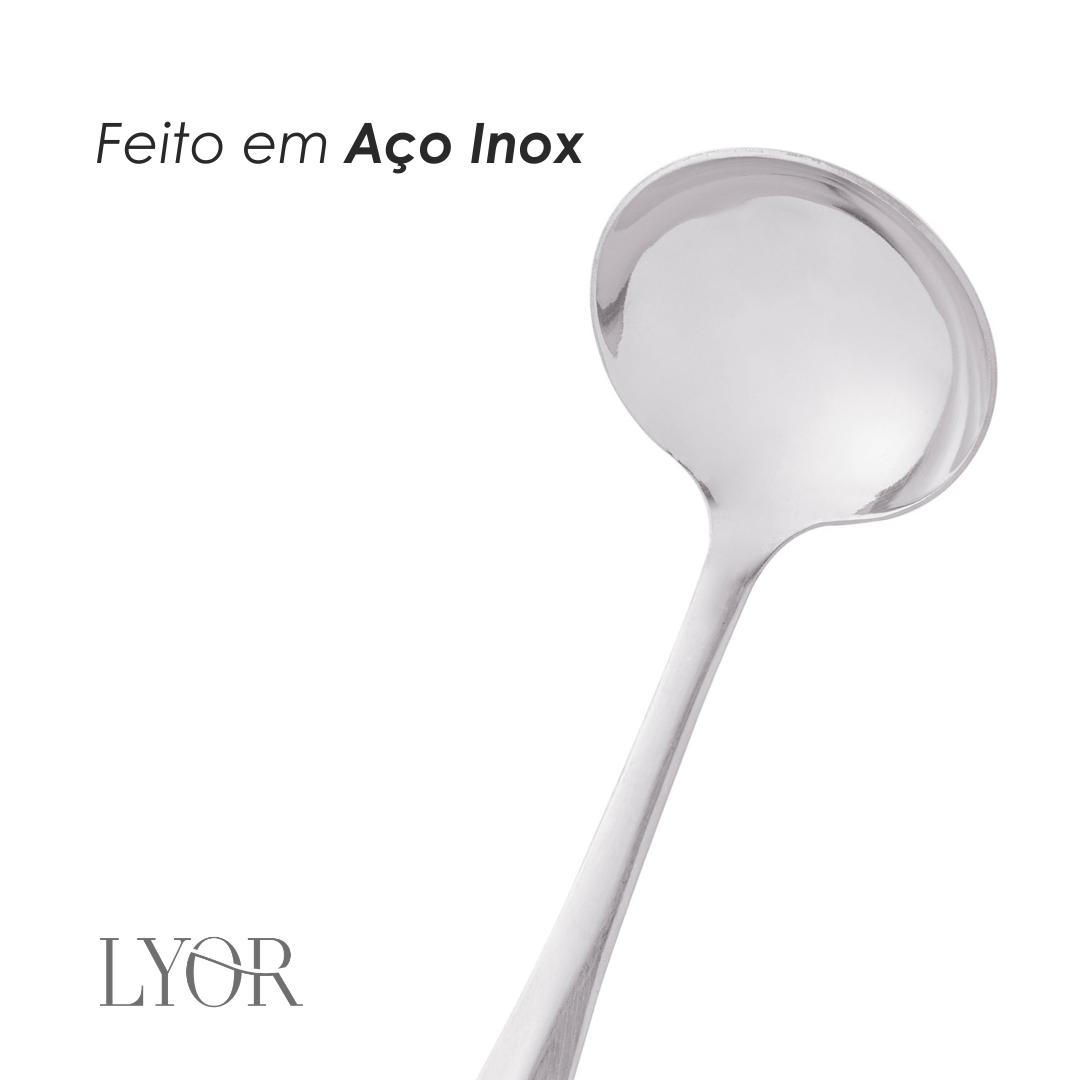 Concha para Molho de Aço Inox Positano 17cm- Lyor