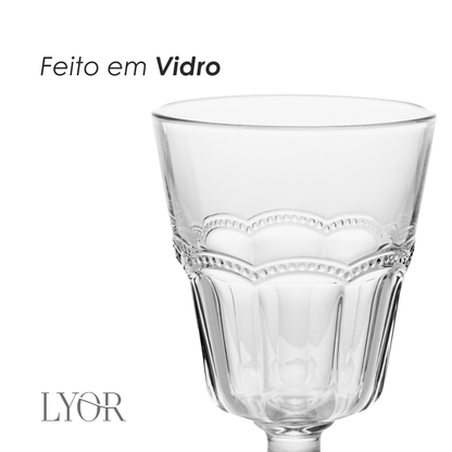 Taça de Água Belle Epoque 225ml Vidro - Lyor
