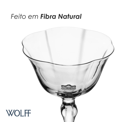 Conjunto 2 Taças Coupe Lily 300ml Vidro - Wolff
