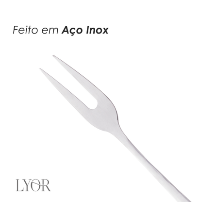 Garfo para Assado de Aço Inox Positano 27,5cm - Lyor