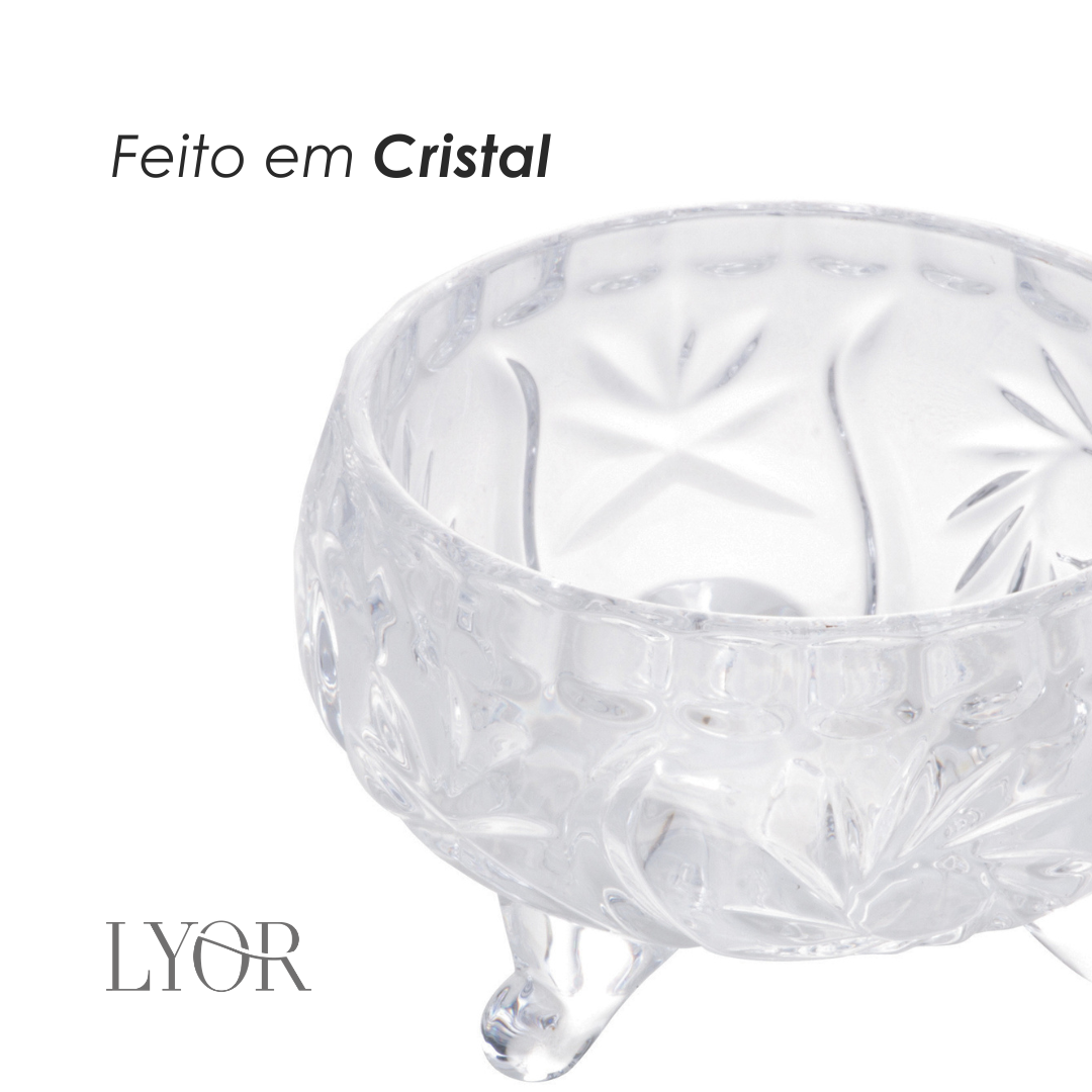 Bowl de Cristal Prima 8cm x 5,5cm - Lyor