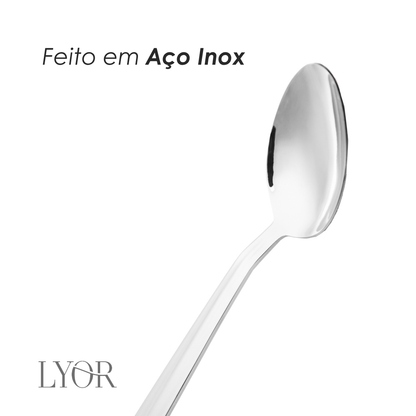 Faqueiro 24 Peças Montenegro Aço Inox - Lyor