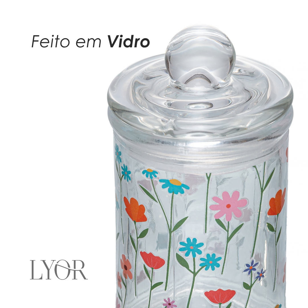 Pote Estação das Flores 135ml Vidro - Lyor