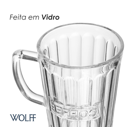 Caneca Harmony 200ml Vidro - Wolff