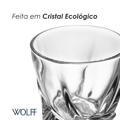 Copo para Whisky Tortile 310ml Cristal Ecológico - Wolff