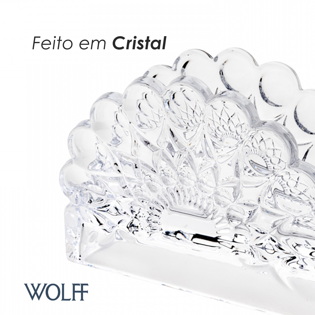 Porta Guardanapos de Cristal Angel 12,5cm - Wolff