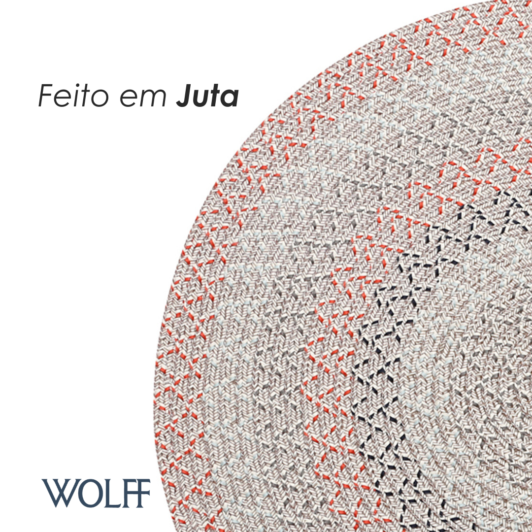 Lugar Americano de Poliéster Tressed Colorido 38cm - Wolff