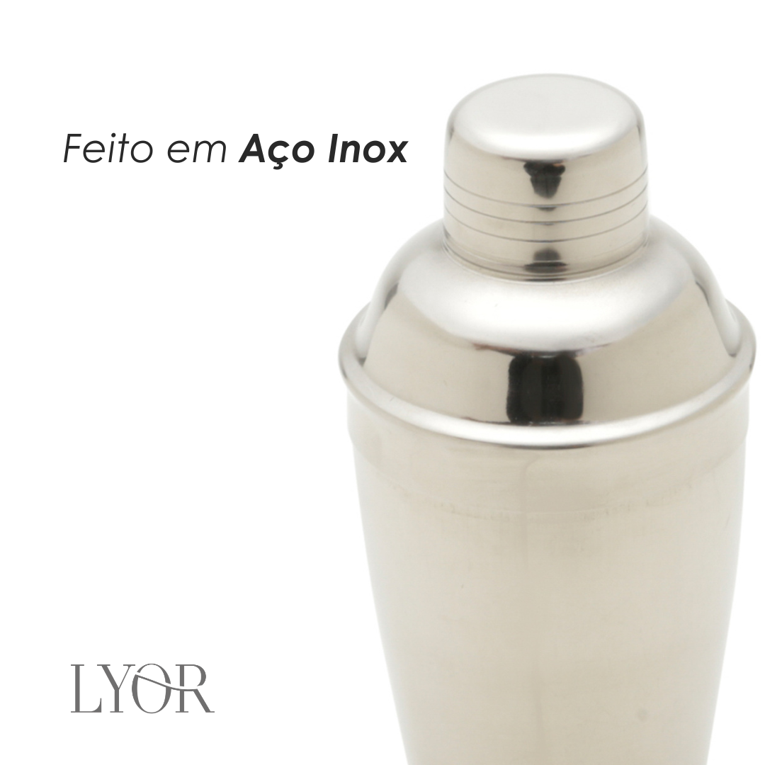 Coqueteleira de Aço Inox Prime - Lyor