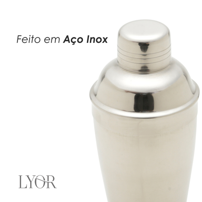 Coqueteleira de Aço Inox Prime - Lyor