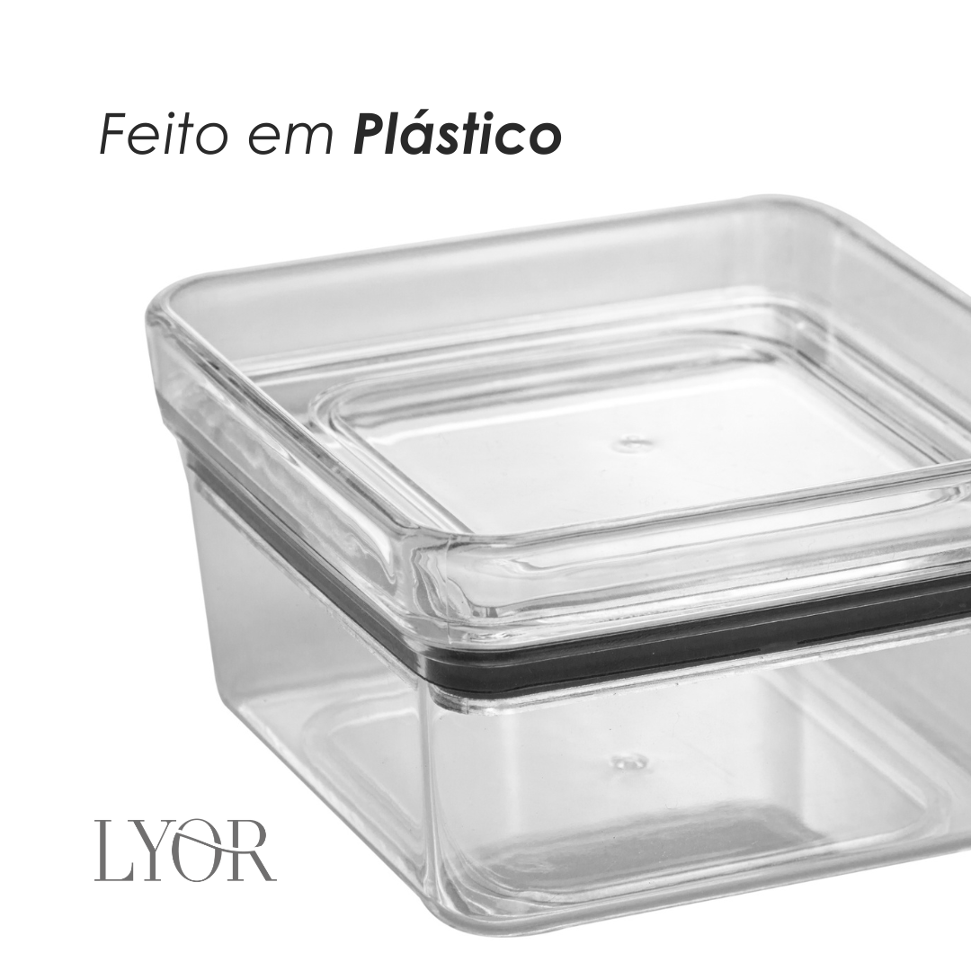 Pote Hermético de Poliestireno Empilhável My Box 230ml - Lyor