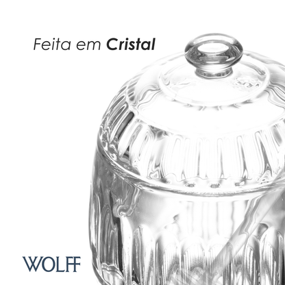 Meleira com Pegador Frame 7,5cm x 7,5cm x 11cm Cristal - Wolff