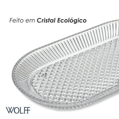 Travessa Balloon 23cm x 13cm x 2cm Cristal Ecológico – Wolff