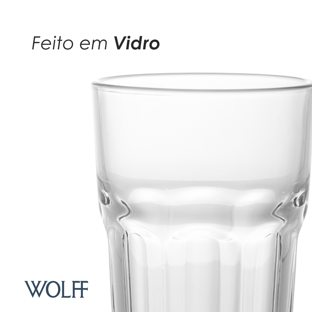 Copo Alto Allure 310ml Vidro – Wolff