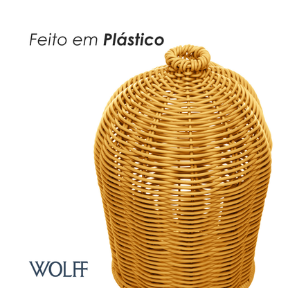 Capa para Difusor Olaria 12cm x 20cm Natural Plástico - Wolff