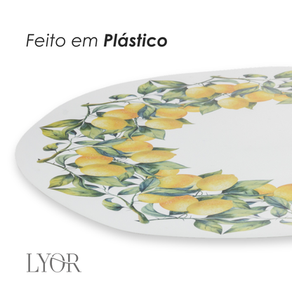 Lugar Americano Limão Siciliano 38cm Plástico - Lyor