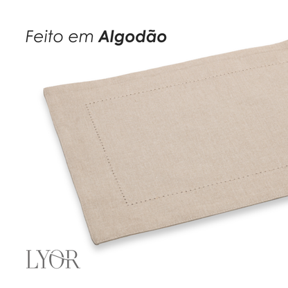 Lugar Americano Lévis 30cm x 45cm Bege Algodão - Lyor
