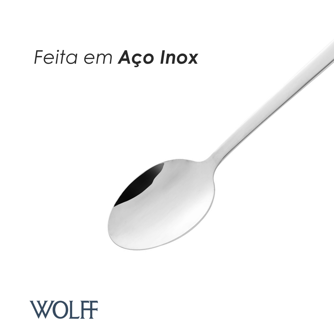 Conjunto 4 Talheres para Servir de Aço Inox Firenze - Wolff
