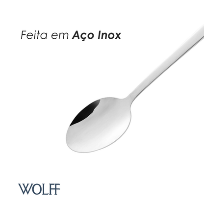 Conjunto 4 Talheres para Servir de Aço Inox Firenze - Wolff