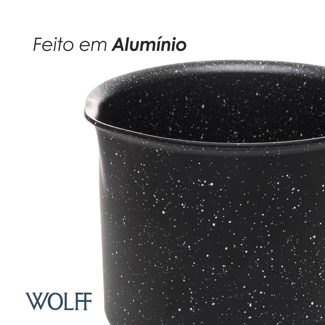 Conjunto 5 Panelas de Indução Granilite com Revestimento Cerâmico - Wolff