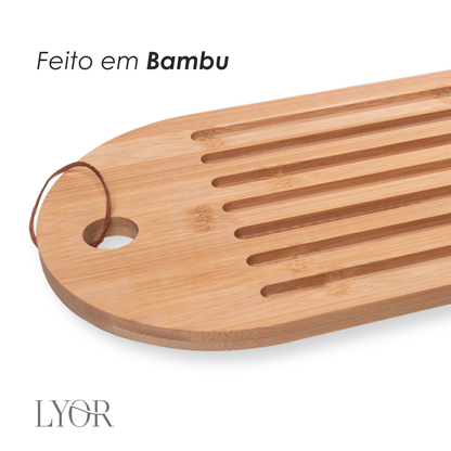 Migalheira Nature 45cm x 18cm x 1,2cm Bambu - Lyor