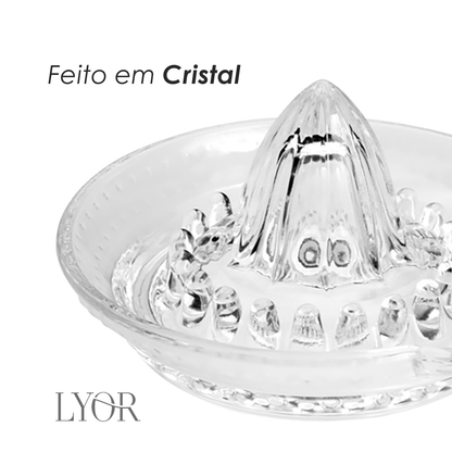 Espremedor de Frutas 14cm x 13,5cm x 7cm Cristal - Lyor