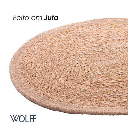 Jogo Americano de Fibra Natural Juta 37cm - Wolff
