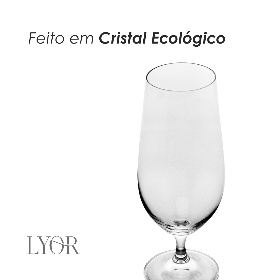 Taça de Degustação de Cerveja de Cristal Ecológico Bohemia Sommelier 400ml - Lyor