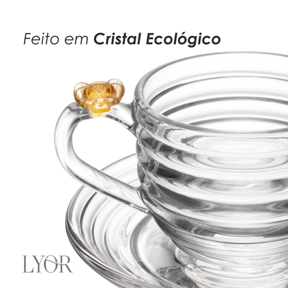 Xícara Chá Little Bee 200ml Cristal Ecológico - Lyor