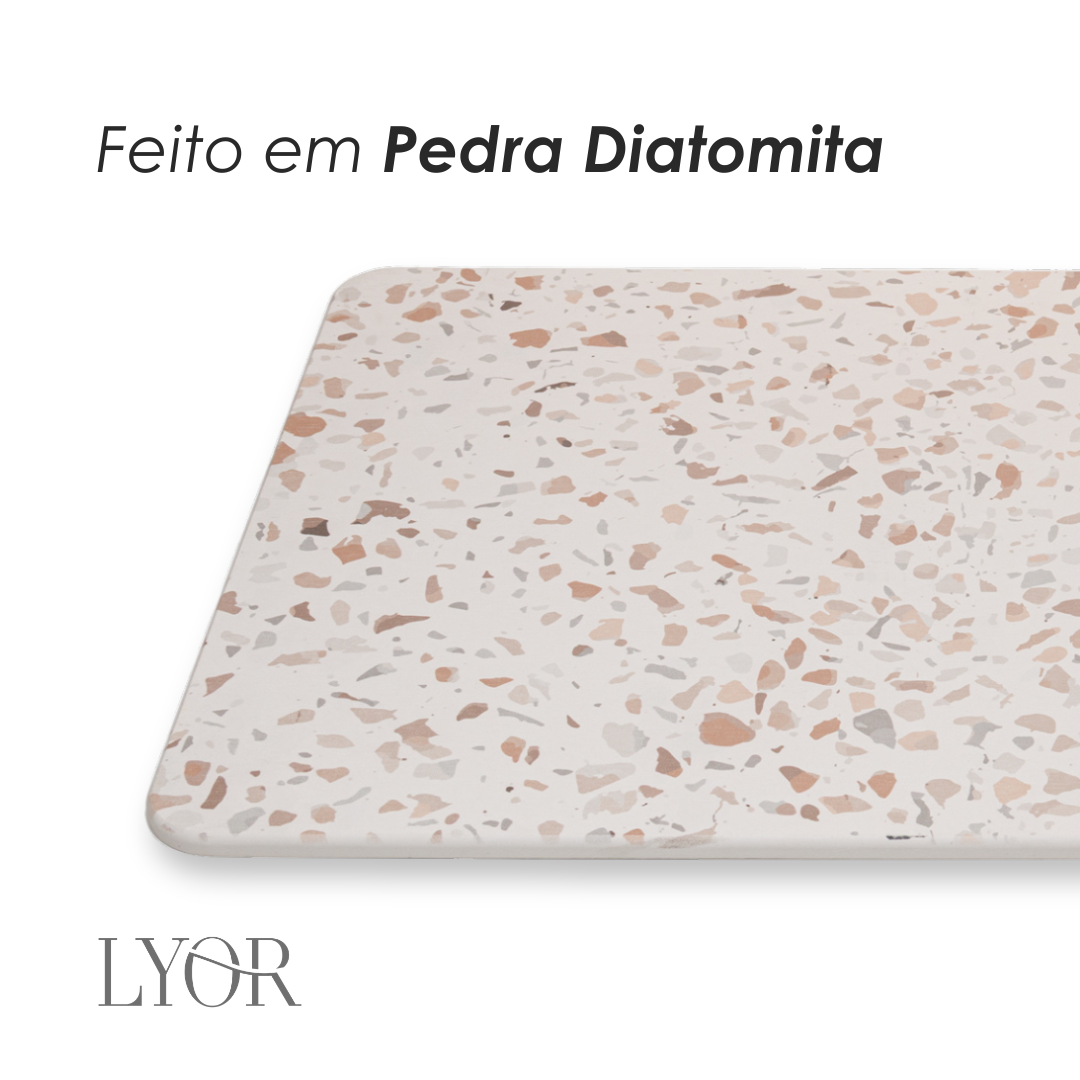 Tapete para Banheiro Stone Granilite Pedra Diatomita - Lyor