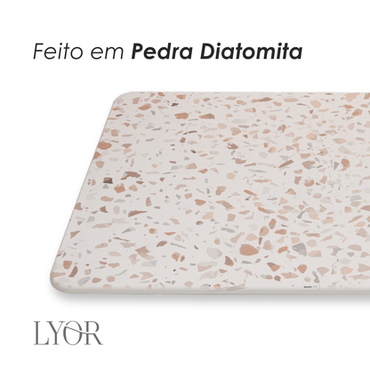 Tapete para Banheiro Stone Granilite Pedra Diatomita - Lyor