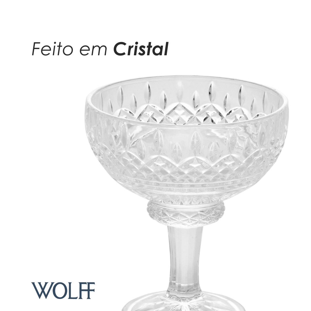 Taça Sobremesa Lys 260ml Cristal Ecológico – Wolff