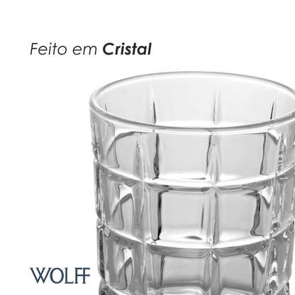Copo para Whisky de Cristal Brooklyn 320ml - Wolff