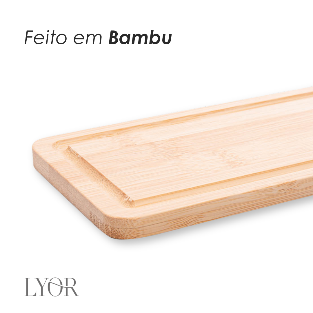 Tábua de Bambu Hire 20cm x 10cm x 1cm - Lyor