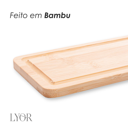 Tábua de Bambu Hire 20cm x 10cm x 1cm - Lyor