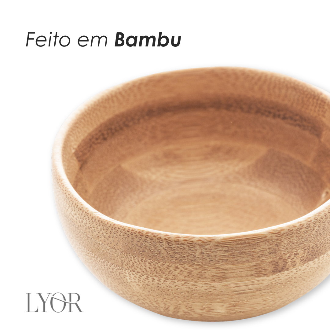 Bowl de Bambu Verona 8cm x 8cm x 3,5cm - Lyor