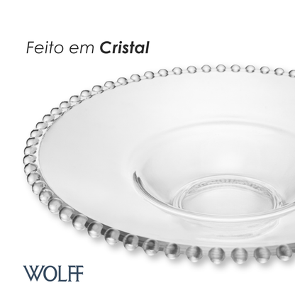 Prato para Massa Risoto Pearl 29cm x 6cm Cristal - Wolff