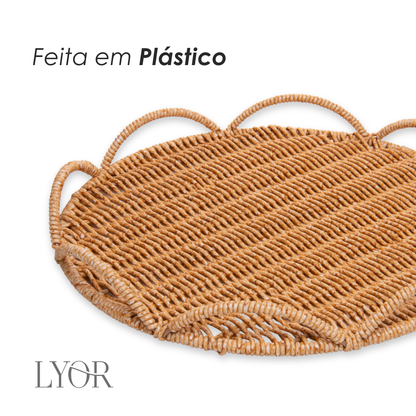 Bandeja Bali 30cm x 30cm x 3cm Plástico - Lyor