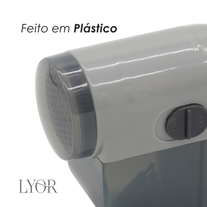 Papa Bolinha de Plástico e Aço Inox Cinza Chumbo - Lyor