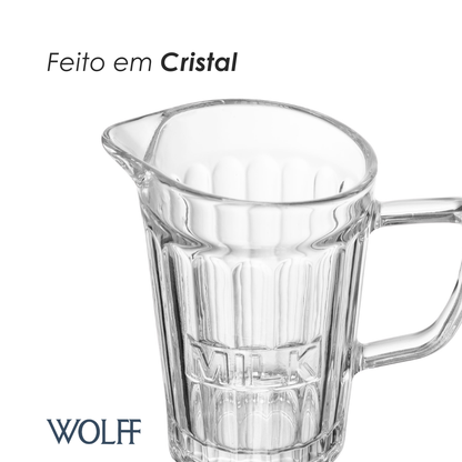 Leiteira Harmony 290ml Vidro - Wolff