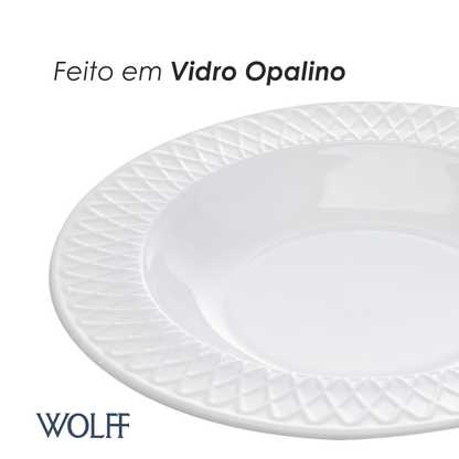 Prato Fundo Royale 21,5cm Opalino - Wolff