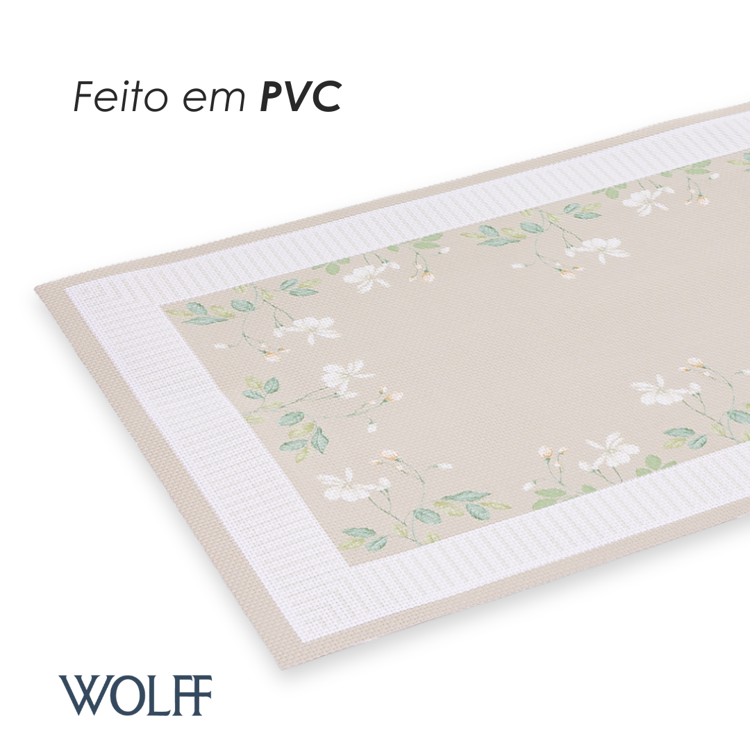 Lugar Americano Carmelita 45cm x 30cm Verde PVC - Wolff