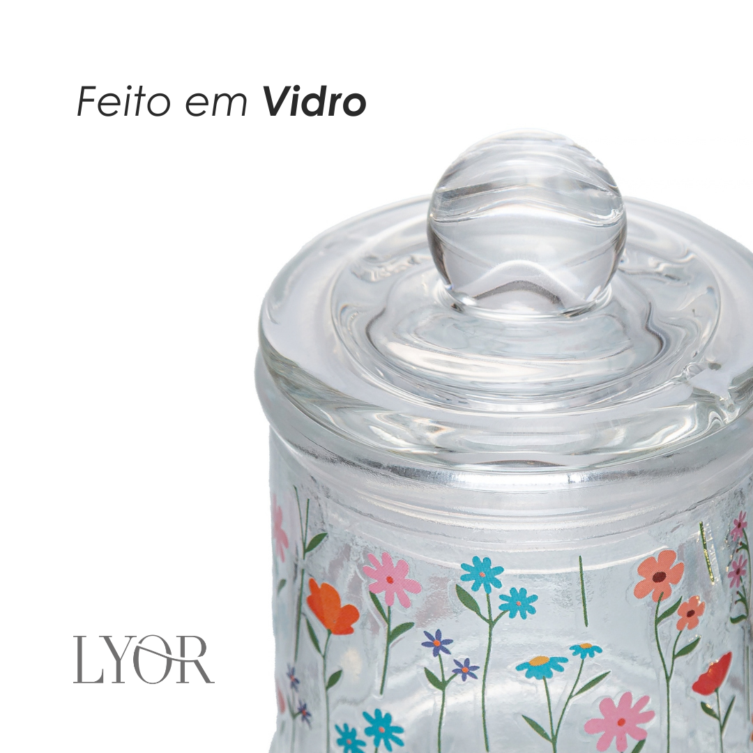 Pote Estação das Flores 75ml Vidro - Lyor
