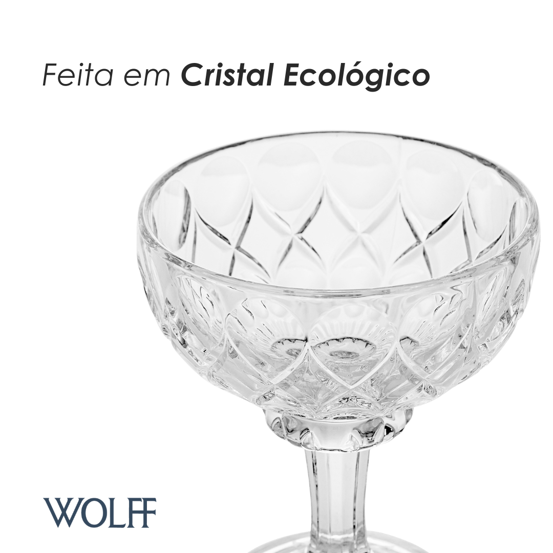 Taça Sobremesa Angel 260ml Cristal Ecológico – Wolff