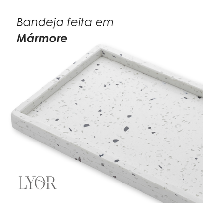 Bandeja de Mármore Terrazzo - Lyor